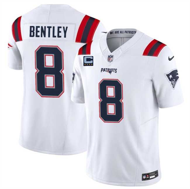 Men & Women & Youth New England Patriots #8 Ja'Whaun Bentley White F.U.S.E. With 4-Star C Patch Vapor Limited Stitched Jersey,We sell and wholesale Men & Women & Youth New England Patriots #8 Ja'Whaun Bentley White F.U.S.E. With 4-Star C Patch Vapor Limited Stitched Jersey on line form chian!